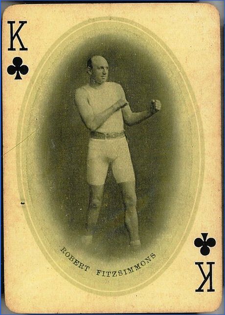 1909 Jeffries Championship Souvenir Playing Cards Bob Fitzsimmons